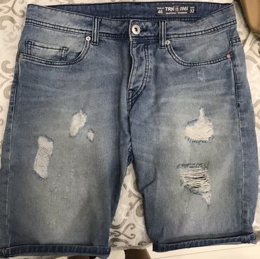 детские джинсы на 12 мес: Повседневные шорты, Джинс, Короткая модель, Италия, M (EU 38)