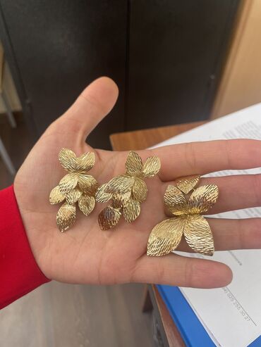 pandora qızıl üzük: В комплекте: Кольцо, Серьги, Желтое золото, 585 проба, 20 г