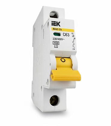 bms плата: Выключатель автомат IEK ВА 47-29 Автомат IEK С63 Производитель — 1