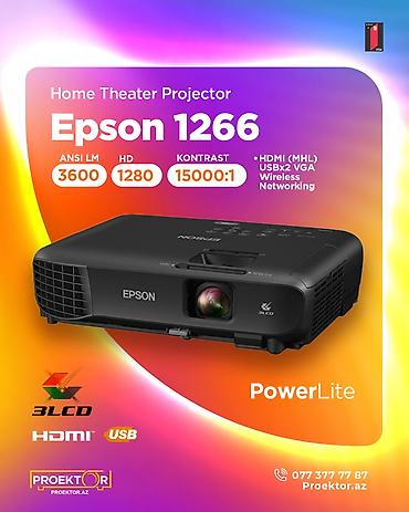 TV və video: İşlənmiş Portativ Proyektor Epson, Ödənişli çatdırılma — 1