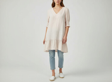 sukienki z muślinu bawełnianego: Women`s dress, size L (EU 40)