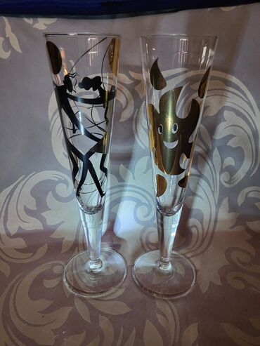 Čaše: Case kristal Ritzenhoff za dvoje,vinske Monica Moro i Anja Kroencke — 6