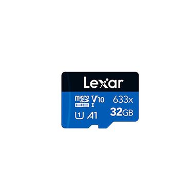 kamera maşın üçün: Lexar MicroSD 32Gb. Lexar High-performance yaddaş kartı, MicroSD 32Gb