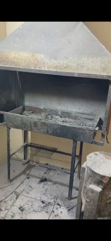 витринный холодильник цена: Peç və tüstü çıxaran sistemli manqal komplekti+kötüyü. 290azn -