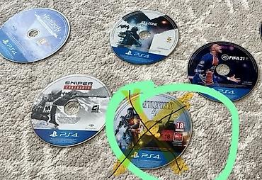 игравой диск: Набор дисков для PS4 (без коробок): штука 500 сом - Horizon Zero — 1