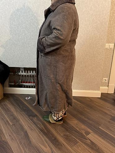 Дубленки: Дубленка, Классическая модель, Турция, Длинная модель, Двусторонняя модель, L — 3