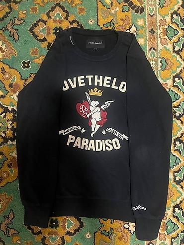 вещи италия: Свитшот Dolce & Gabbana - Цвет: черный - Принт/вышивка на груди — 1