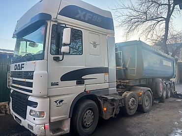 Грузовики: Самосвальный автопоезд: тягач DAF XF95 с полуприцепом ТОНАР. Мощный — 3