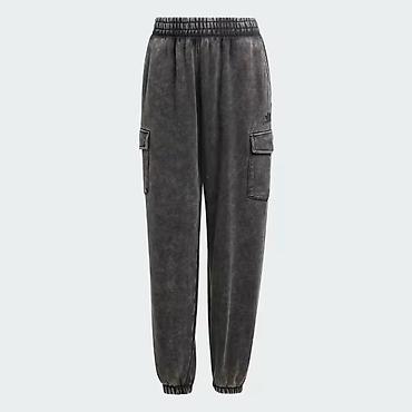 balmain torba: ADIDAS Washed-Out Boyfriend-Fit Hoodie and Acid-Washed Sweat Pants — 8