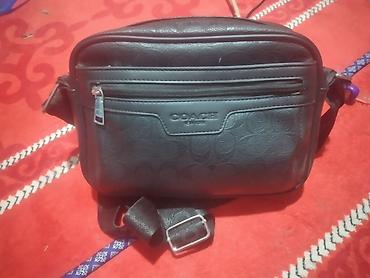 coach барсетки: Сумка через плечо COACH New York, черная - Материал: фактурная кожа с — 1