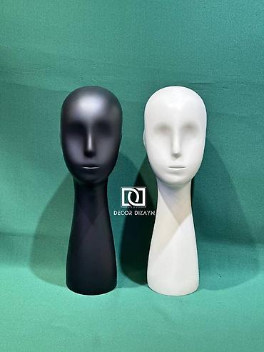 Оборудование для магазинов: Baş maniken / Bas manken Maniken Manken Maneken Reng:ag,qara Material — 2