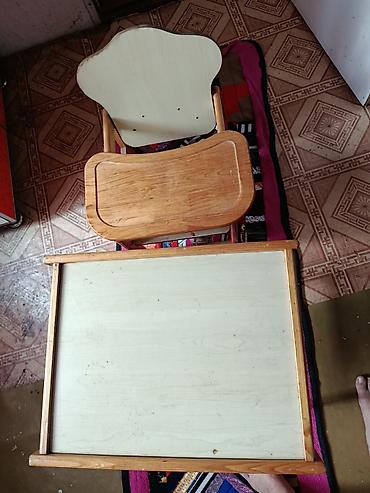 study table: Детский стульчик для кормления-трансформер из дерева. Особенности: - — 3