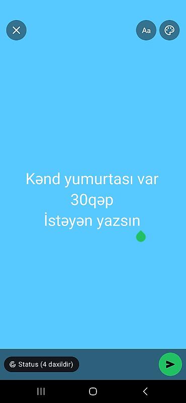 sumqayıtda cücə satışı: Təmiz kənd yumurtası 30qəp Ünvan:Bakı,Şirvan — 1