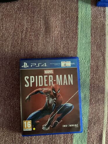 чехол для playstation 4: Marvel's Spider-Man, Ekşn, Yeni Disk, PS4 (Sony Playstation 4), Ünvandan götürmə