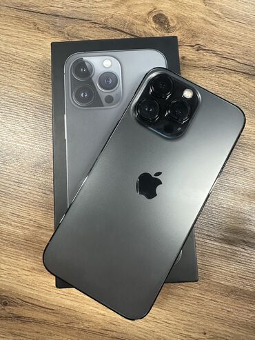 Apple iPhone: IPhone 13 Pro, 128 ГБ, Black Titanium, Коробка, 75 %