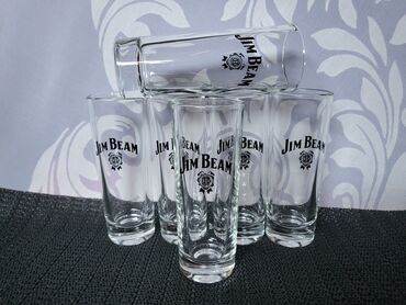 Čaše: Casice nove,vintaz Jim Beam za zestoko pice. Case komada 6 u — 3