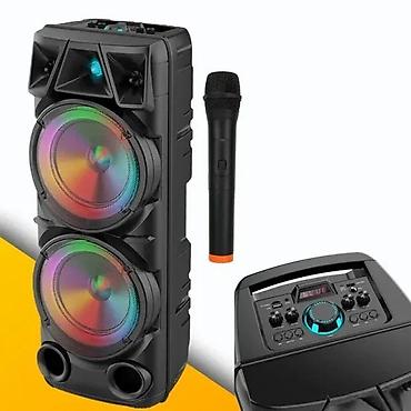 ipod mp3 player: Bluetooth karaoke zvučnik sa RGB osvetljenjem i bežičnim mikrofonom - — 1