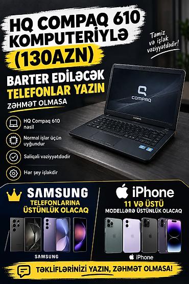 oyun notebooku: Komputerlə barter ediləcək telefon lazımdır üstünə max 10 manat falan — 1