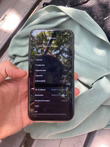 iphone refurbished: IPhone 11, 64 GB, Qara, Simsiz şarj, Face ID — 3