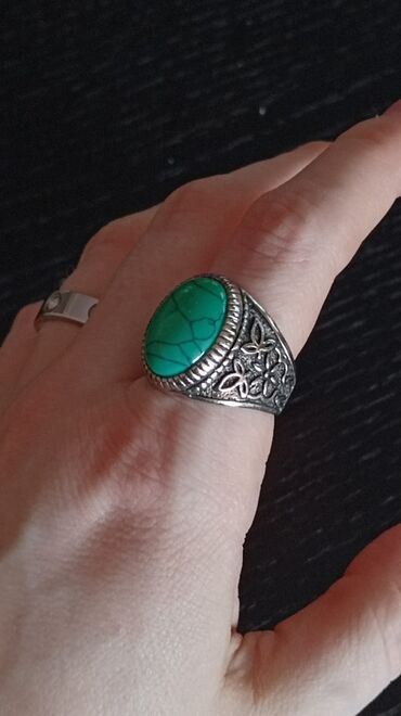 gümüş qiyməti 2024: Kişi üzüyü 15man