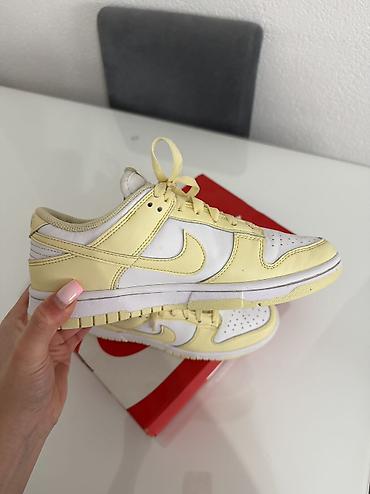 sport: Nike Dunk Low – pastel žuta/bele patike - Model: Nike Dunk Low - — 4