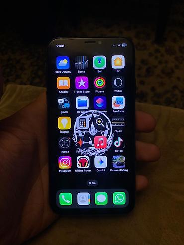 Apple iPhone: IPhone X, 128 GB, Qara — 8