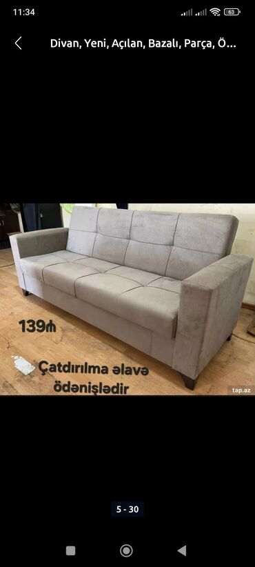 Divanlar: Divan, Yeni, Açılan, Bazalı, Parça, Rayonlara çatdırılma — 19