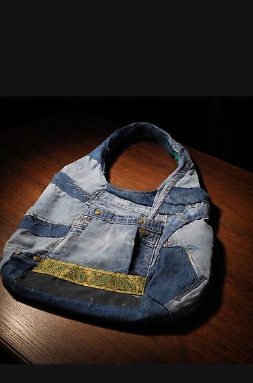 Torbe: Džins torba – ručno pravljena tote/šolder torba od farmerki - — 14