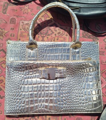 torbe za mamu i bebu: Shoulder bag, Material: Leather