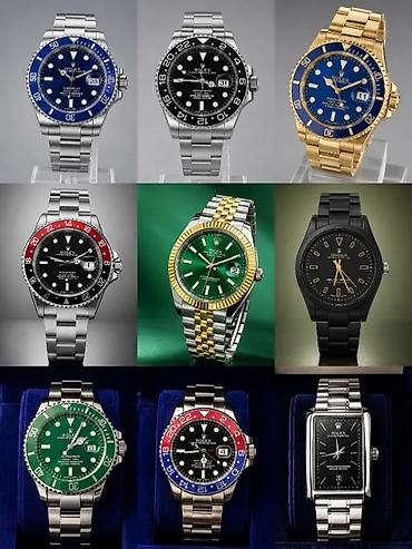 Aksesuarlar: Kişi Qol Saatları Kolleksiyası – geniş model seçimi Rolex, Tissot — 1