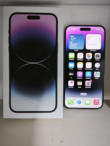 Apple iPhone: IPhone 14 Pro Max, 256 GB, Deep Purple, Face ID