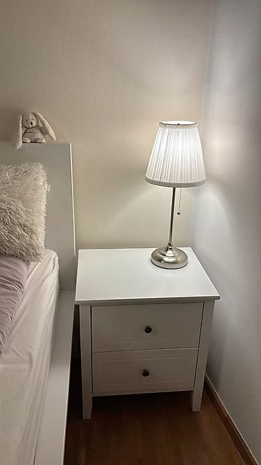 bed: Прикроватная тумба, Новый, Без зеркала, цвет - Белый, ЛДСП — 2