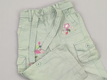 koszula zielona reserved: Baby material trousers, 12-18 months, 74-80 cm, EarlyDays, condition - Good