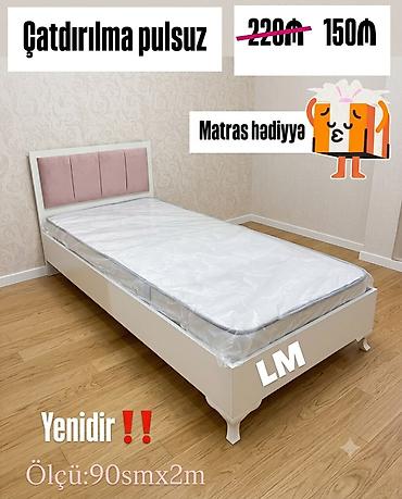 Mebel: Yeni, Təknəfərlik çarpayı, Matras ilə — 2