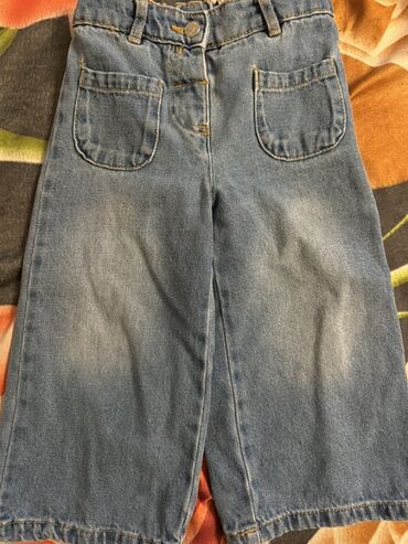Mercedes-Benz: Uşaq üçün denim şalvar-ətək (culotte üslubu) - Material: klassik mavi