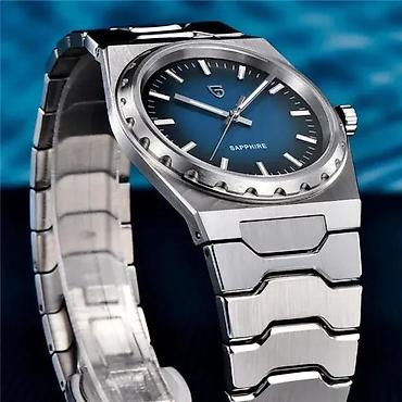 Ručni satovi: PAGANI DESIGN PD-YS020 - 37mm - Plava - Debljina : 7mm — 3