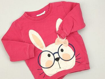 różowy top stradivarius: Sweatshirt, Name it, 9-12 months, condition - Good