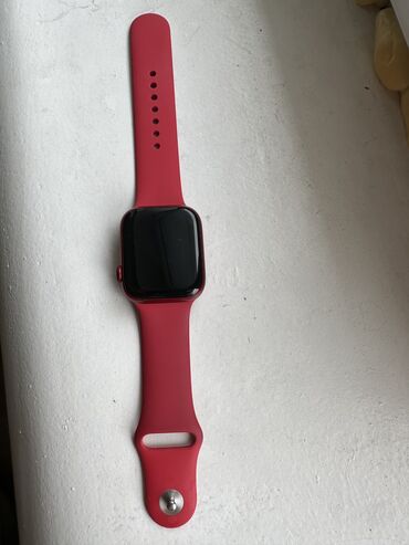 mi band 7 цена в бишкеке: Продаю Apple Watch 7, 45 mm, product RED В комплекте: шнур, запасной