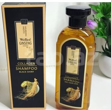 ginseng shampoo: Ginseng kökü ekstraktı - saç tökülməsinə qarşı təsirli olur, saç