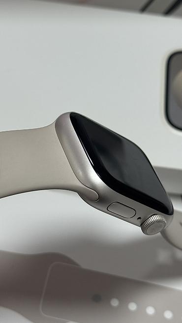 apple watch 6женские: Apple Watch Series 9, 41 мм, Starlight (бежевый), АКБ 100% Продаю — 8