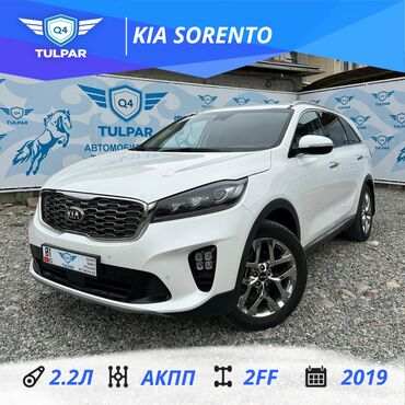 Hyundai: Kia Sorento: 2019 г., 2.2 л, Автомат, Дизель, Внедорожник