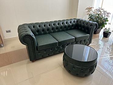 Ofis dəst mebeli: Chester Elegant 3 yerlik divan : ✨Chester Elegant Divan — 1750 yox — 4