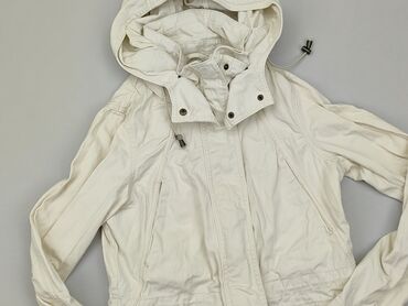 białe t shirty damskie z dekoltem v: Windbreaker jacket, H&M, XS (EU 34), condition - Good