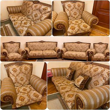 yeni divan: Desd satilir 300 azn.Unvan yasamal Desde 2 divan+2 kreslo — 1