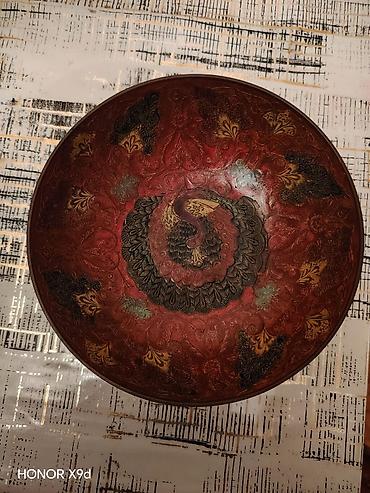 iran məhsulları: Məhsul: əl işi dekorativ qab Xüsusiyyətlər: - Material: metal gövdə — 1