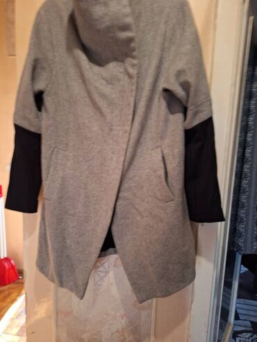 пальто zara: Пальто Zara, XL (EU 42), цвет - Серый