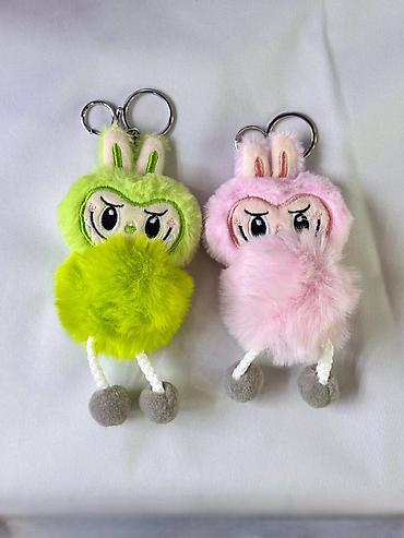 Брелоки: Брелоки‑браслеты из бусин для сумки/ключей - Ручная сборка на прочной — 20