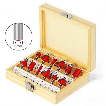 brusilica sa potenciometrom: SET FREZERI GLODALA ZA DRVO PRIHVAT6.35 6MM | Set frezera glodala — 1