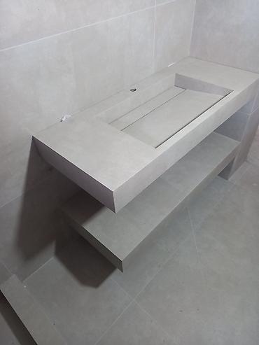 Раковины для ванной: Раковина для ванной, Особенности: Под камень, Материал: Искусственный камень — 10