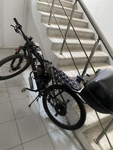 velosiped motor: Benzin mühərrikli hibrid velosiped - Çərçivə: dağ velosipedi tipli — 4